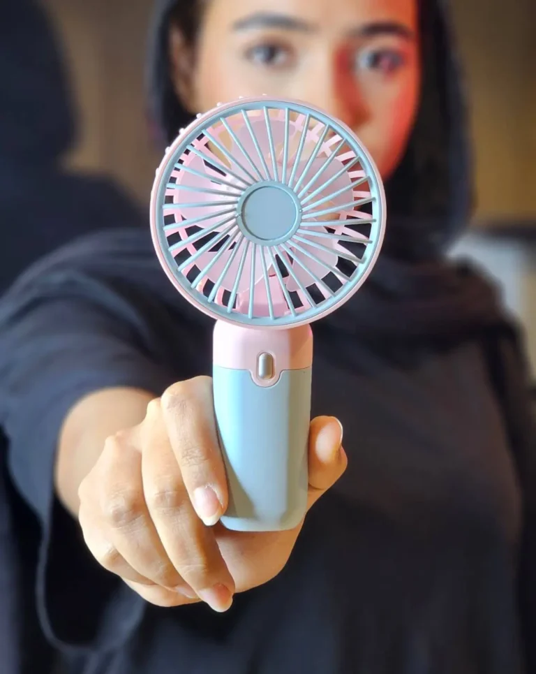 پنکه دستی شارژی مدل Mini Fan Rechargeable Handheld Mini Fan