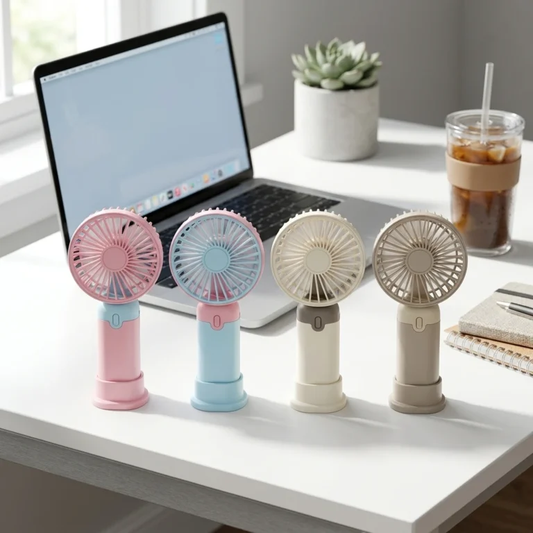پنکه دستی شارژی مدل Mini Fan Rechargeable Handheld Mini Fan