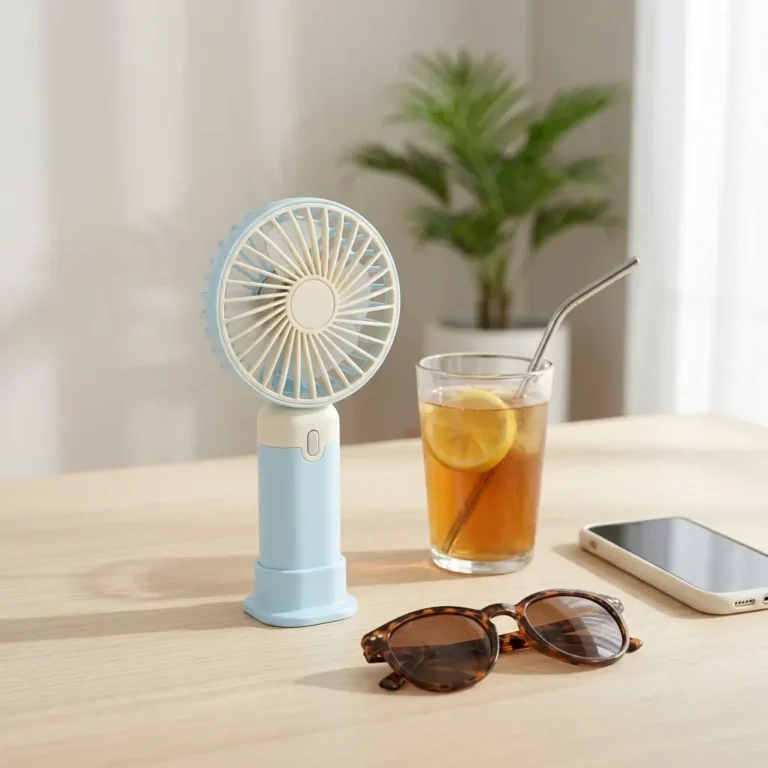 پنکه دستی شارژی مدل Mini Fan Rechargeable Handheld Mini Fan