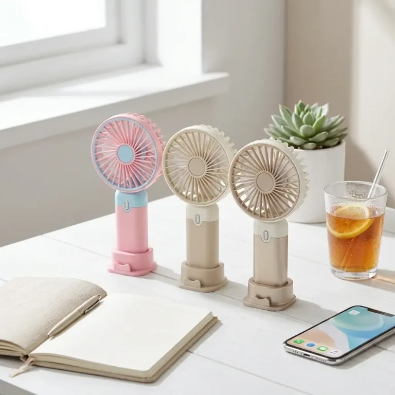 پنکه دستی شارژی مدل Mini Fan Rechargeable Handheld Mini Fan