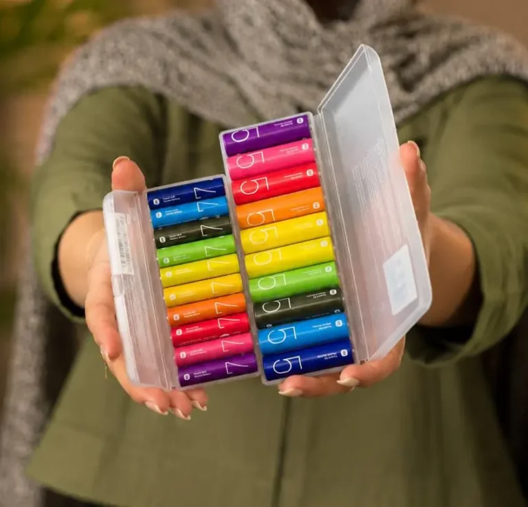 باتری نیمقلمی شیائومی مدل Xiaomi Mi AAA Rainbow Batteries گلوبال بسته ۱۰ عددی