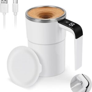 ماگ همزن دار هوشمند با نمایشگر دما auto magnetic stirring cup